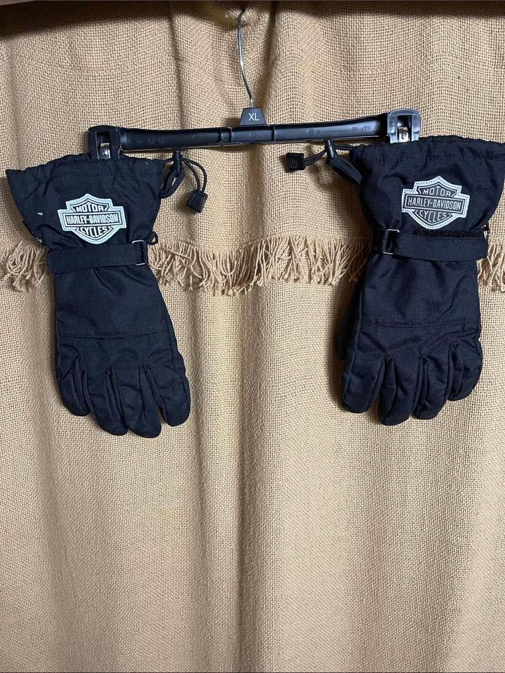 Harley-Davidson Black Winter Motorcycle Gloves